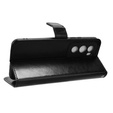 Pattintható tok a Oppo Reno 12, Crazy Horse Wallet, fekete