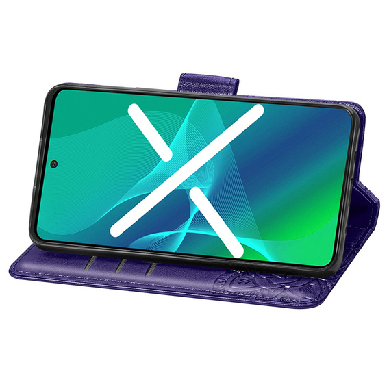 Pattintható tok a TCL 40 NXTPaper, Butterfly, lila