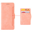Pattintható tok a Xiaomi Poco F6 Pro, Card Slot, rózsaszín