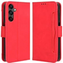Pattintható tok a Samsung Galaxy A25 5G, Card Slot, piros