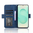 Pattintható tok a Samsung Galaxy S25 Edge, Card Slot, sötétkék