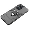 Telefontok a Vivo Y16 4G, Kickstand Ring, fekete