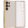 Telefontok a Samsung Galaxy S25 Ultra, GKK Leather, titánium szürke