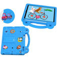 Gyermek tok iPad 9.7" 2018/2017 (6/5 gen.) / Pro 9.7" 2016, Cute Patterns, állvánnyal, kék