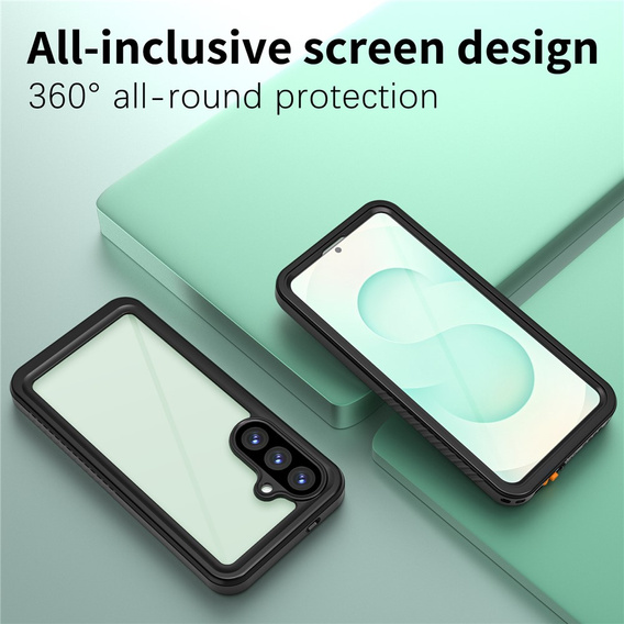 Redpepper IP68 vízálló tok Samsung Galaxy S26 Plus készülékhez, fekete