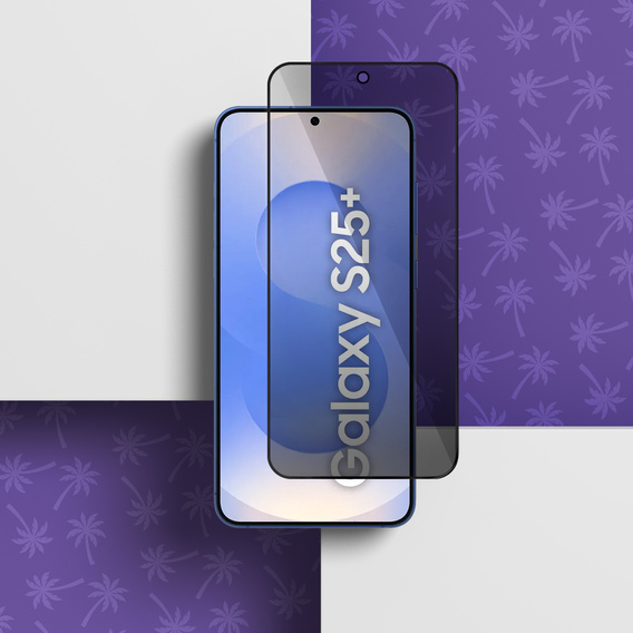 Shy Palm Privacy edzett üveg Samsung Galaxy S25+ Plus-hez