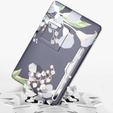 Telefontok a Samsung Galaxy Tab S7 FE, Suritch Full Body Flowers, szürke
