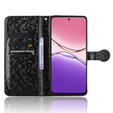 Flap tok Oppo A5 Pro 5G, Wallet Rhombus, fekete