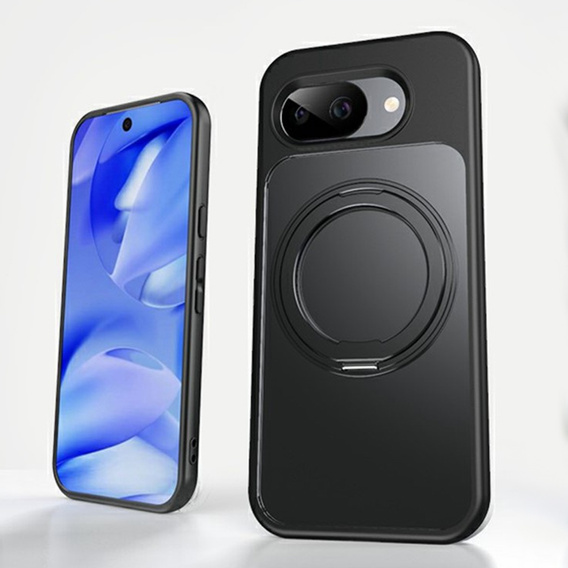 Google Pixel 10a tok, MagSafe kompatibilis, állvánnyal, fekete