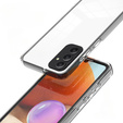 Tok Samsung Galaxy M34 5G, Fusion Hybrid, kameravédelemmel, átlátszó / fekete