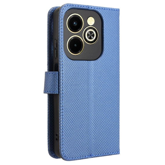 Pattintható tok a Infinix Hot 40i, Wallet Smart Magnet, kék