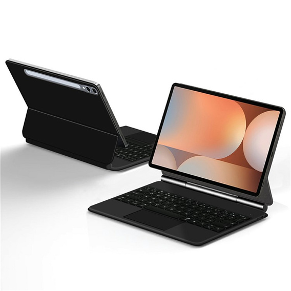 Bluetooth billentyűzet tok touchpaddal Samsung Galaxy Tab S10+ / S9+ / S9 FE+ / S8+ / S7 FE számára