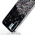 Telefontok a Huawei P30 Pro, Glittery, fekete