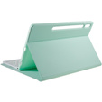 Tok + billentyűzet Galaxy Tab S7+ Plus / S8+ Plus /S7 FE T730 T733, Pen Slot, menta