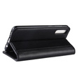 Pattintható tok a Samsung Galaxy A50 / A30s, Leather Flexi Book, fekete