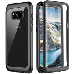 Tok Samsung Galaxy S8+ Plus készülékhez, Shockproof, fóliával, kék