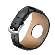 Bőrszíj Apple Watch 1/2/3/4/4/5/6/7/8/SE/Ultra 42/44/45/49mm, fekete