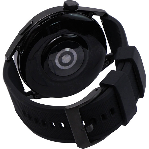 ERBORD univerzális szilikon szíj 22mm, Dual Color, fekete / fekete csat