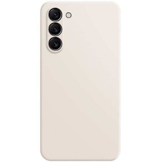 Telefontok a Samsung Galaxy S23 5G, Silicone Lite, bézs színű