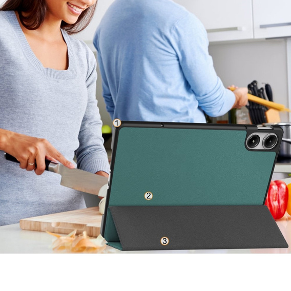 Tok Xiaomi Redmi Pad Pro / Xiaomi Poco Pad, Smartcase, zöld