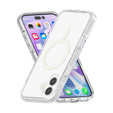 Tok iPhone 17 készülékhez, MagSafe, csillogó, átlátszó