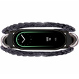 Bőrszíj a Xiaomi Smart Band 10 / 9 / 8-hez, fekete