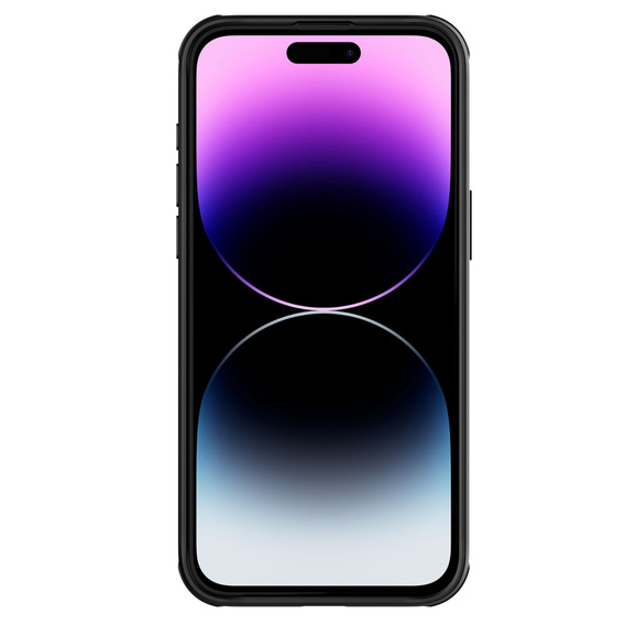 Tok iPhone 15 Pro, páncélozott Nillkin, CamShield Pro, fekete