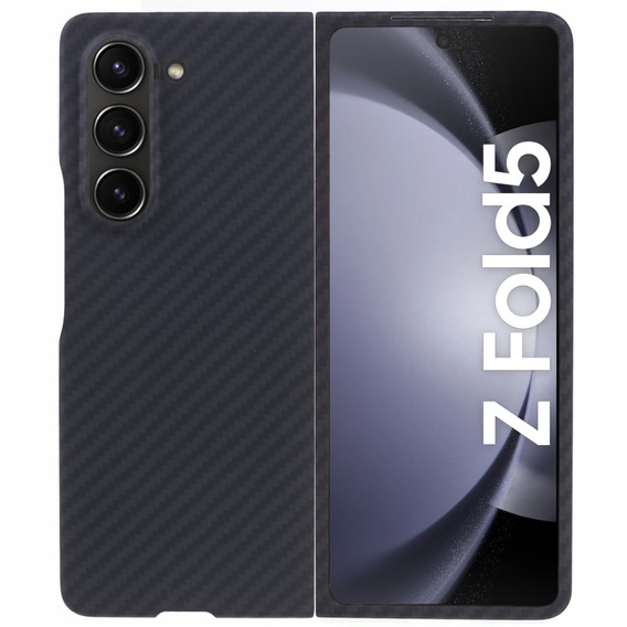 Tok Samsung Galaxy Z Fold5 5G, Aramid Fiber Cover, fekete