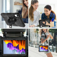 Páncélozott tok a Xiaomi Redmi Pad 2-hez, állvánnyal és vállpánttal – fekete