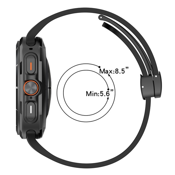 Szilikon szíj a Samsung Galaxy Watch Ultra 47 mm-es órájához