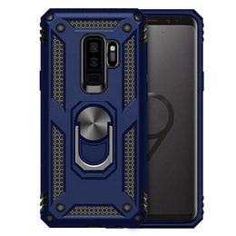 Páncélozott telefontok a Samsung Galaxy S9+ Plus, Nox Case Ring, kék