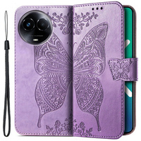 Pattintható tok a Realme 11 5G, Butterfly, lila