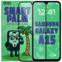 5D Full Glue Smart Palm edzett üveg Samsung Galaxy A15 4G/5G készülékekhez