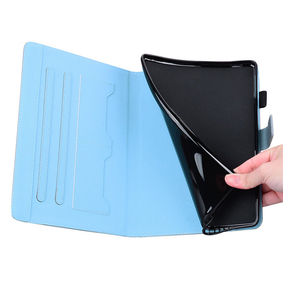 Tok iPad 10.2" 2021/2020/2019 (9/8/7 gen.), pánttal, animal, kék