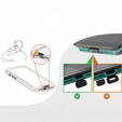 Tok iPhone Air készülékhez, vízálló IP68, SHELLBOX MagSafe, kék