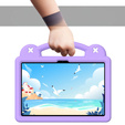Gyermek tok Lenovo Tab TB311FU, Cute Patterns, állvánnyal, lila