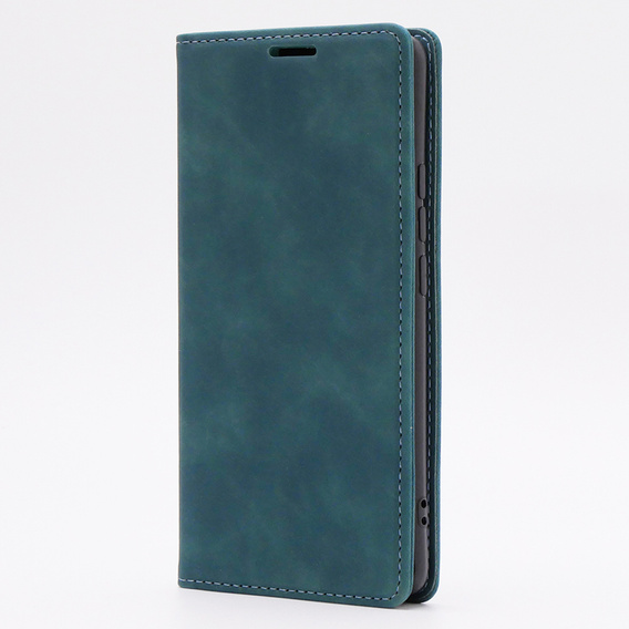 Telefontok a Oppo Reno 10 / 10 Pro, ERBORD Vintage, pénztárca patenttal, kék