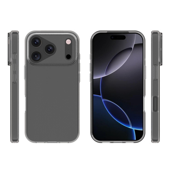 TPU védőtok iPhone 17 Pro Max készülékhez - átlátszó
