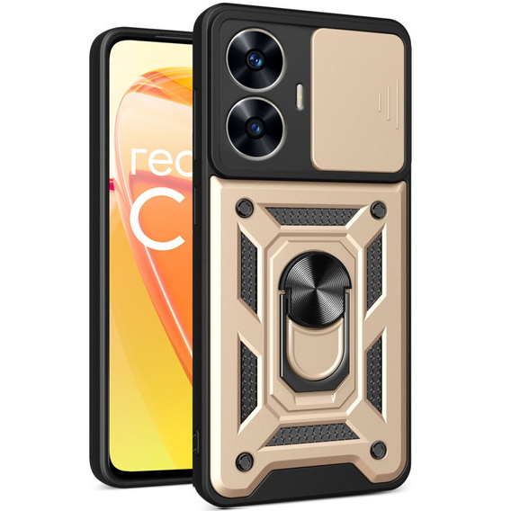 Telefontok a Realme C55, CamShield Slide, arany