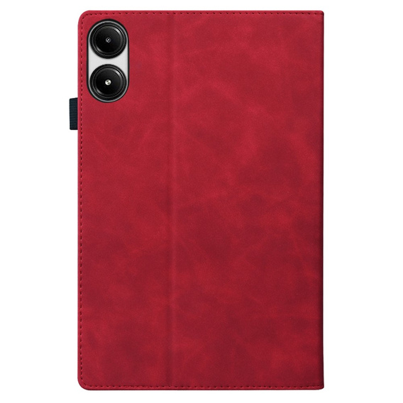 Tok Xiaomi Redmi Pad Pro / Xiaomi Poco Pad, Classic, tolltartóval, piros