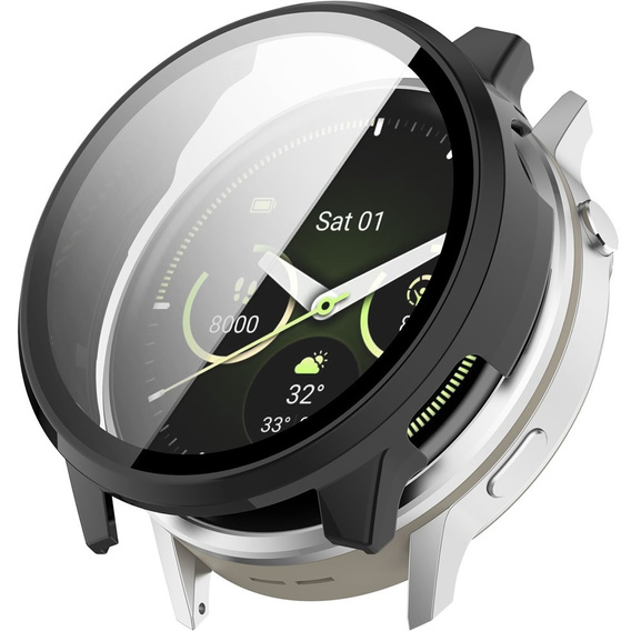 2 az 1-ben tok + edzett üveg a Garmin Venu 4 45 mm-es modellhez