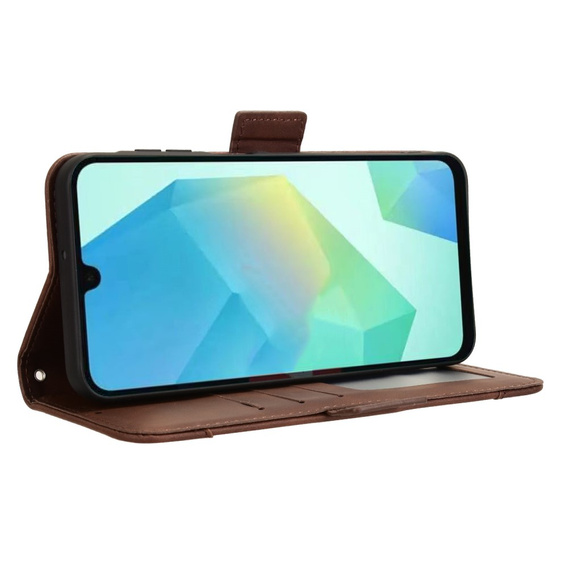 Pattintható tok a Samsung Galaxy A16, Card Slot, barna