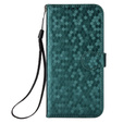 Flap tok Xiaomi Redmi Note 14 4G, Wallet Rhombus, zöld