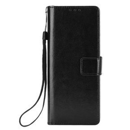 Pattintható tok a Samsung Galaxy Z Fold 2 5G, Crazy Horse Wallet, fekete