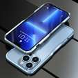 Teletok LUPHIE iPhone 13 Pro Max-hoz, Armor Bumper, kék