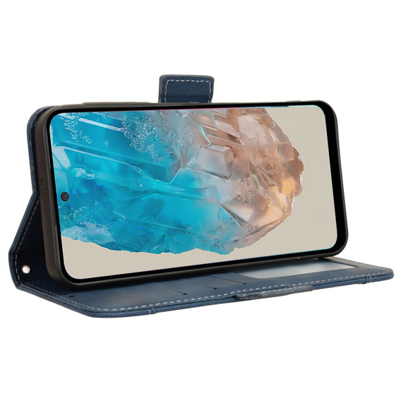 Pattintható tok a Samsung Galaxy M35, Card Slot, sötétkék