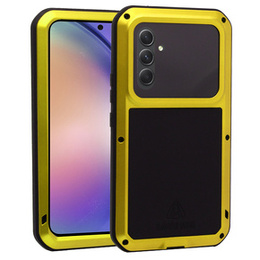 Love Mei Telefontok a Samsung Galaxy A54 5G, armored with glass, sárga