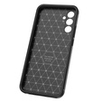 Szilikon tok a Samsung Galaxy A17 5G készülékhez, kameravédelemmel, fekete színben
