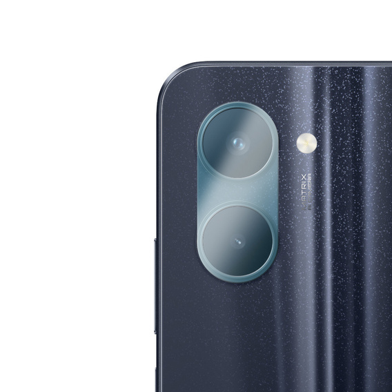 2x ERBORD edzett üveg a kamera számára, hogy Realme C33