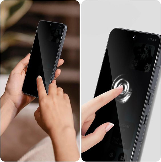 2x edzett adatvédelmi üveg Samsung Galaxy S24 Ultra, ERBORD Anti-Spy